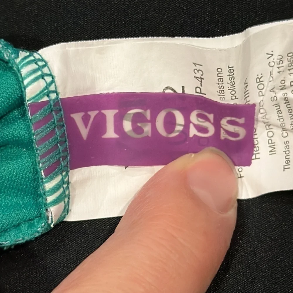 Vigoss Kids Swim One Piece - Green and Black Floral